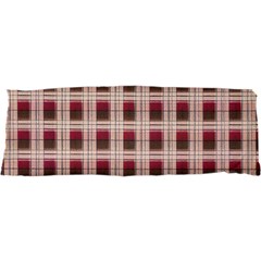 Retro 60s 50s Plaid Pattern 2 17 x47  Body Pillow Case Dakimakura (two Sides) by violetheavensky