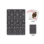 Gothic Leaf Pattern 2 Playing Cards Single Design (Mini) Back