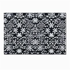 Gothic Leaf Pattern 3 Postcards 5  X 7  (pkg Of 10) by violetheavensky