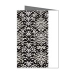 Gothic Leaf Pattern 4 Mini Greeting Cards (Pkg of 8) Left