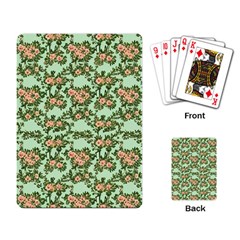 Retro 1880s Flowers Pattern 5 Playing Cards Single Design (rectangle) by violetheavensky