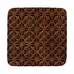 Royal Fractal Pattern 4 Square Wood Guitar Pick Holder Case And Picks Set by violetheavensky