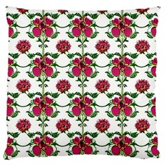 Retro 1880s Flowers Pattern 2 Standard Premium Plush Fleece Cushion Case (one Side) by violetheavensky