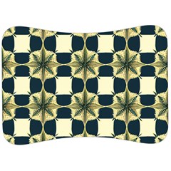 Royal Fractal Pattern Velour Seat Head Rest Cushion by violetheavensky