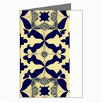 Royal Fractal Pattern 3 Greeting Cards (Pkg of 8) Left