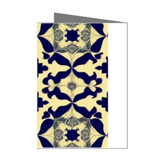 Royal Fractal Pattern 3 Mini Greeting Cards (pkg Of 8) by violetheavensky