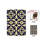 Royal Fractal Pattern 3 Playing Cards Single Design (Mini) Back