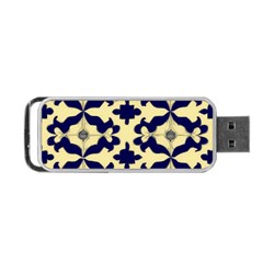 Royal Fractal Pattern 3 Portable Usb Flash (one Side) by violetheavensky
