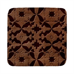 Royal Fractal Pattern 3 Square Wood Guitar Pick Holder Case And Picks Set by violetheavensky