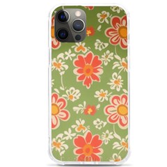 Retro 40s 50s Mexico Flowers Pattern 3 Iphone 12 Pro Max Tpu Uv Print Case by violetheavensky