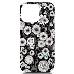 Mid Century Retro Floral 1970s 1960s Pattern 87 Mid Century Retro Floral 1970s 1960s Pattern 86 Iphone 14 Pro Max Black Uv Print Pc Hardshell Case by violetheavensky