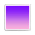 Indigo Violet To Cotton Candy Pink Linear Gradient Memory Card Reader (Square) Front