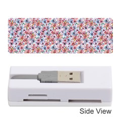 Floral Mix Memory Card Reader (stick) by DinkovaArt