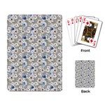 Grey Roses Playing Cards Single Design (Rectangle) Back