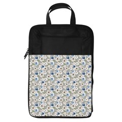 Grey Roses Foldable Shoe Storage Bag by DinkovaArt
