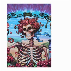 Grateful Dead Hippie Peace Roses Rock Music Legend Small Garden Flag (two Sides) by Tsamara