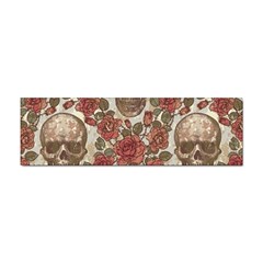 Skull And Roses Flowee Flora Floral Patterns Pattern Sticker Bumper (10 Pack) by Tsamara