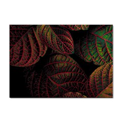 Leaves Plant Contrast Carved Nature Sticker A4 (10 Pack) by Tsamara