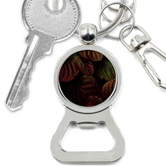 Leaves Plant Contrast Carved Nature Bottle Opener Key Chain by Tsamara