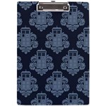 Dr Who Tardis Pattern A4 Acrylic Clipboard Front