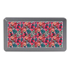 Red Flowers 2 Memory Card Reader (mini) by DinkovaArt