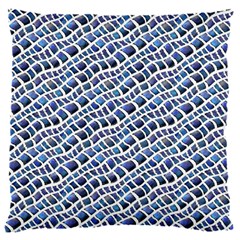 Blue Snake 16  Baby Flannel Cushion Case (two Sides) by DinkovaArt
