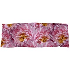 Peonies Nature Bloom Blossom Pink 15 x40  Body Pillow Case Dakimakura (two Sides) by Tsamara