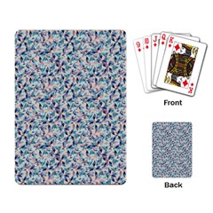 Blue Leaves (2) Playing Cards Single Design (rectangle) by DinkovaArt
