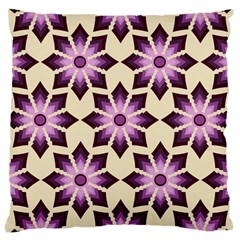 Pattern Design Star Snowflake Large Cushion Case (one Side) by Sabxi