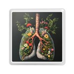 Lungs Health Memory Card Reader (Square) Front