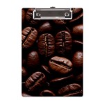 Coffee Beans A5 Acrylic Clipboard Front