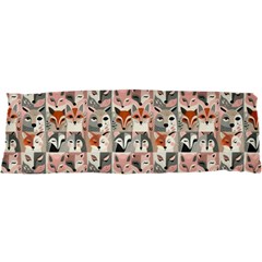 Foxs 63 x21  Body Pillow Case Dakimakura (two Sides) by DinkovaArt