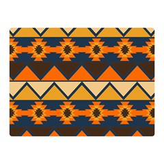 Aztec Mexico Inca Mayan Design 35  X 27  Two Sides Premium Plush Fleece Blanket (mini) by Tsamara