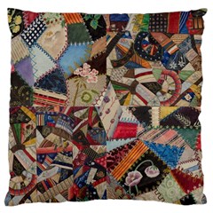 Background Embroidery Pattern Stitches Abstract Large Cushion Case (one Side) by Ket1n9