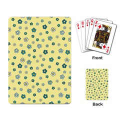 Flowers Bloom Blossom Petals Flora Playing Cards Single Design (rectangle) by Tsamara