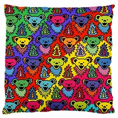 Grateful Dead Jam Bears 16  Baby Flannel Cushion Case (two Sides) by Tsamara