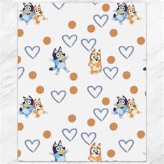 Bluey, Bluey Merch, Bluey Pattern, Bluey Bluey, Bingo, Bluey Design, Bluey Dog Canvas 16  X 20  by avitendut