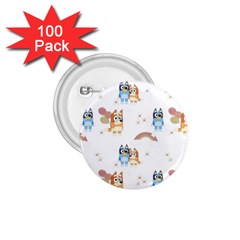 Bluey, Bluey Merch, Bluey Pattern, Bluey Bluey, Bingo, Bluey Design, Bluey Dog 1 75  Buttons (100 Pack)  by avitendut