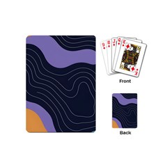Abstract Topographic Playing Cards Single Design (mini) by Tsamara