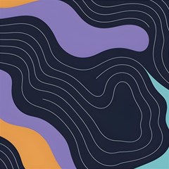 Abstract Topographic Play Mat (rectangle) by Tsamara