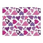 Heart Pattern Repetition Background 35  x 27  Two Sides Premium Plush Fleece Blanket (Mini) 35 x27  Blanket Back