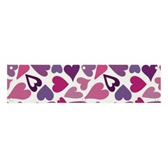 Heart Pattern Repetition Background Banner And Sign 4  X 1  by Tsamara