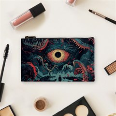 Monsters Nightmare Cosmetic Bag (small) by Tsamara