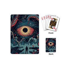 Monsters Nightmare Playing Cards Single Design (mini) by Tsamara