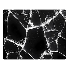 Dark Patch Art Crack Construction 80  X 56  Premium Plush Fleece Blanket (large) by Tsamara