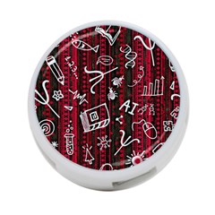 Abstract Pattern Background 4-port Usb Hub (one Side) by Tsamara