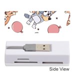 Bluey, Bluey merch, Bluey pattern, Bluey Bluey, bingo, Bluey design, bluey dog Memory Card Reader (Stick) Front