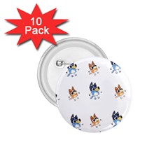 Bluey, Bluey Merch, Bluey Pattern, Bluey Bluey, Bingo, Bluey Design, Bluey Dog 1 75  Buttons (10 Pack) by avitendut