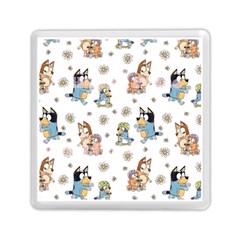 Bluey, Bluey Merch, Bluey Pattern, Bluey Bluey, Bingo, Bluey Design, Bluey Dog Memory Card Reader (square) by avitendut