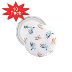Bluey, Bluey Merch, Bluey Pattern, Bluey Bluey, Bingo, Bluey Design, Bluey Dog 1 75  Buttons (10 Pack) by avitendut